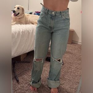 Zara wide leg jeans